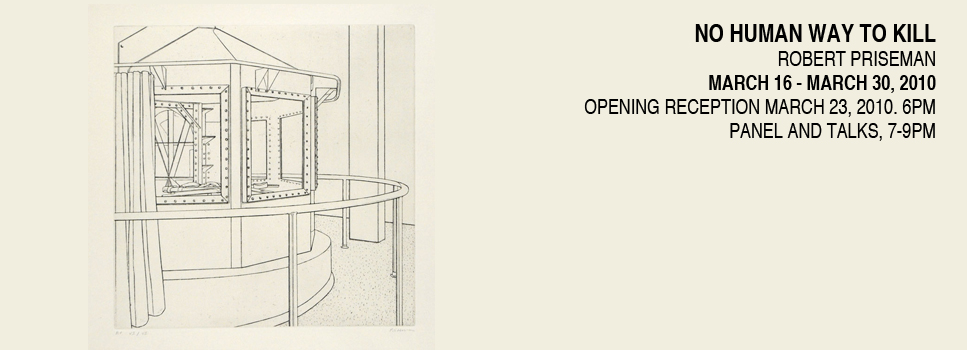 No Human Way to Kill. Robert Priseman. White Box, 2010.